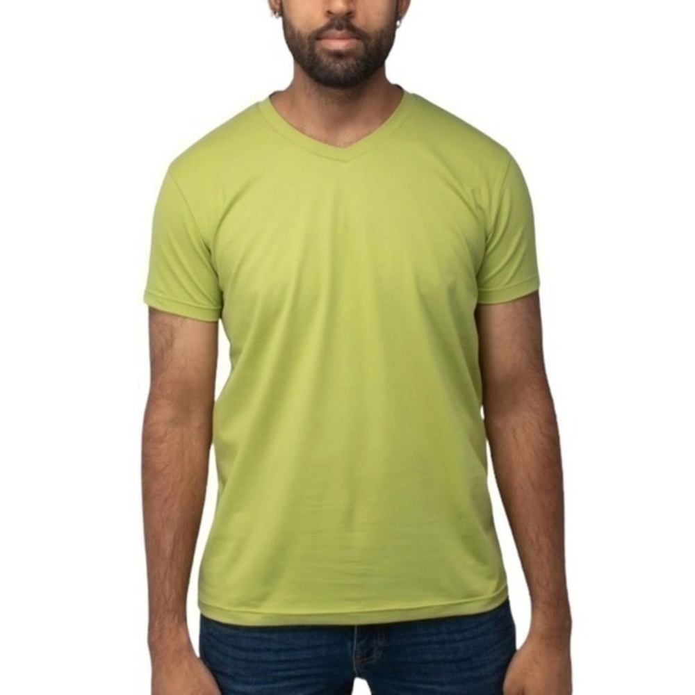 Premium Solid V-neck Flex T-Shirt